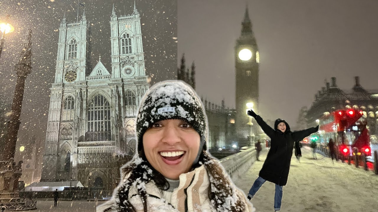First Snow in London!!!