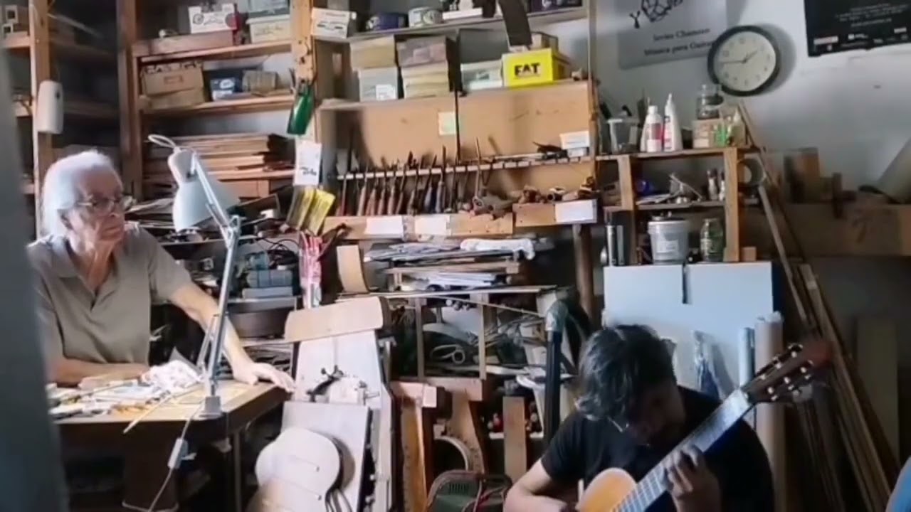 En el taller de Joaquín García mayo de 2025