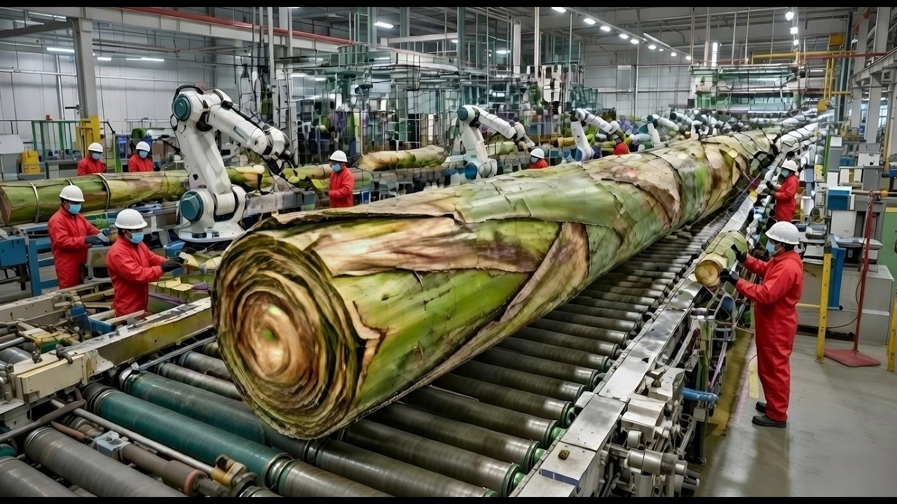 I Went Inside the WORLD'S LARGEST High-Tech Banana Stem Factory and Here's What I Found