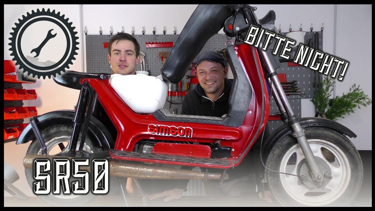 Simson SR50 - Restauration - Erstmal alles zerlegen