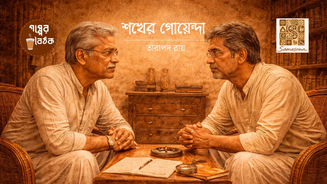 গপ্পেরবৈঠক -পর্ব ৩২ | #তারাপদরায় | #শখের গোয়েন্দা ।  @gopperboithok2025  | By Santanil Ganguly