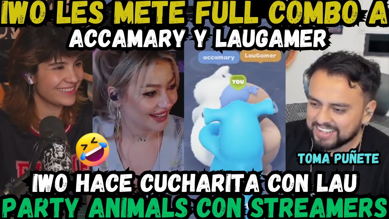 🔥IWO METE FULL PUÑETE A SU HAREM🔥EL BINOMIO DE KK EN DUO VS STREAMERS 🤣 PARTY ANIMALS 👀 FULL BAJE 🤣🤣