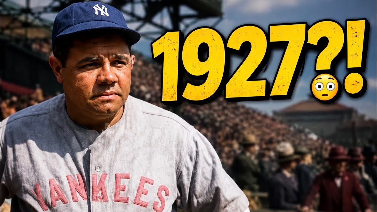 1927 World Series Footage ⚾️⭐️ [In Color, Speed Adjusted]