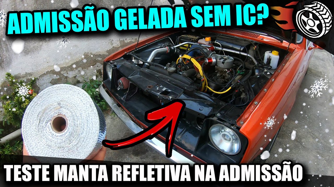 Fita Manta térmica refletiva dá potência? Melhora o CAI? Substitui o Intercooler? - Milan Dark