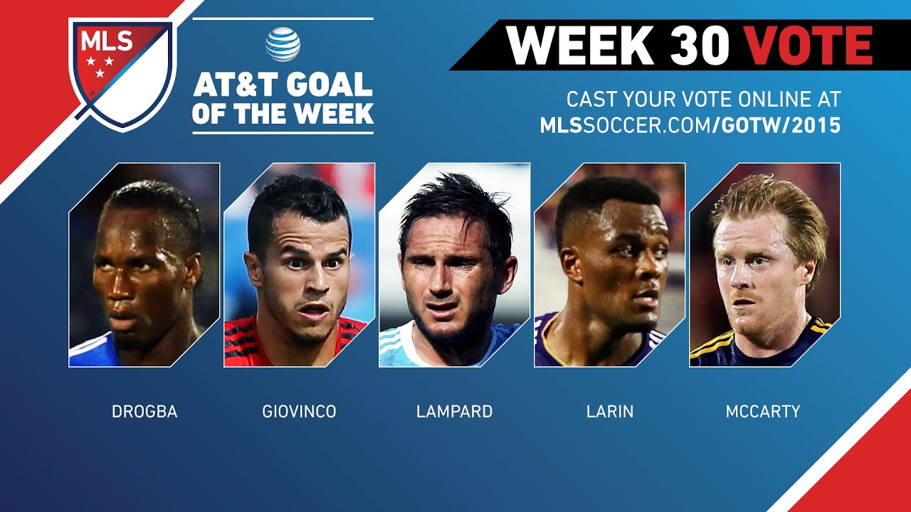 Top 5 MLS Goals | AT&T Goal of the Week (Wk 30)