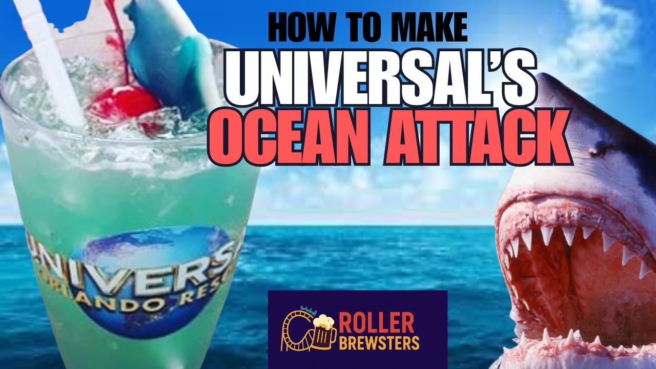 How to Make the Ocean Attack Drink | Universal Orlando Copycat Recipe 🍹🌊