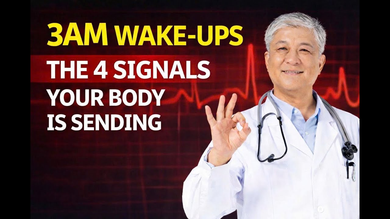 “3AM Wake-Ups Aren’t Random: The 4 Signals Your Body Is Sending”