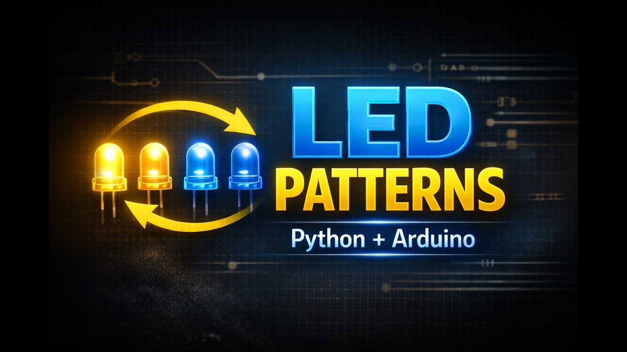 Lesson 2 | Arduino + Python LED Patterns | Multi-Pin Control & Functions