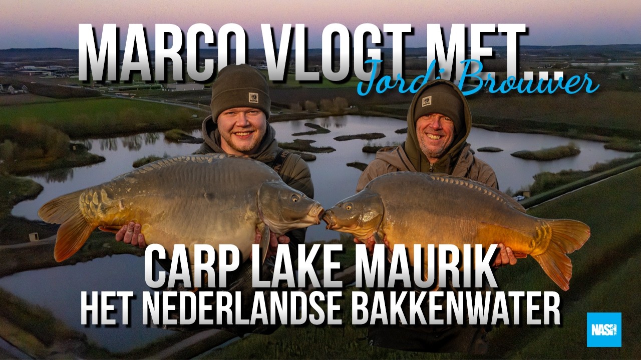 🎬 MARCO VLOGT MET JORDI BROUWER | EEN WEEK OP CARP LAKE MAURIK