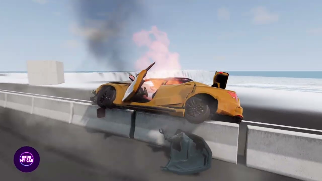 Arctic Highway from HELL #2 😱 BeamNG Drive Crashes