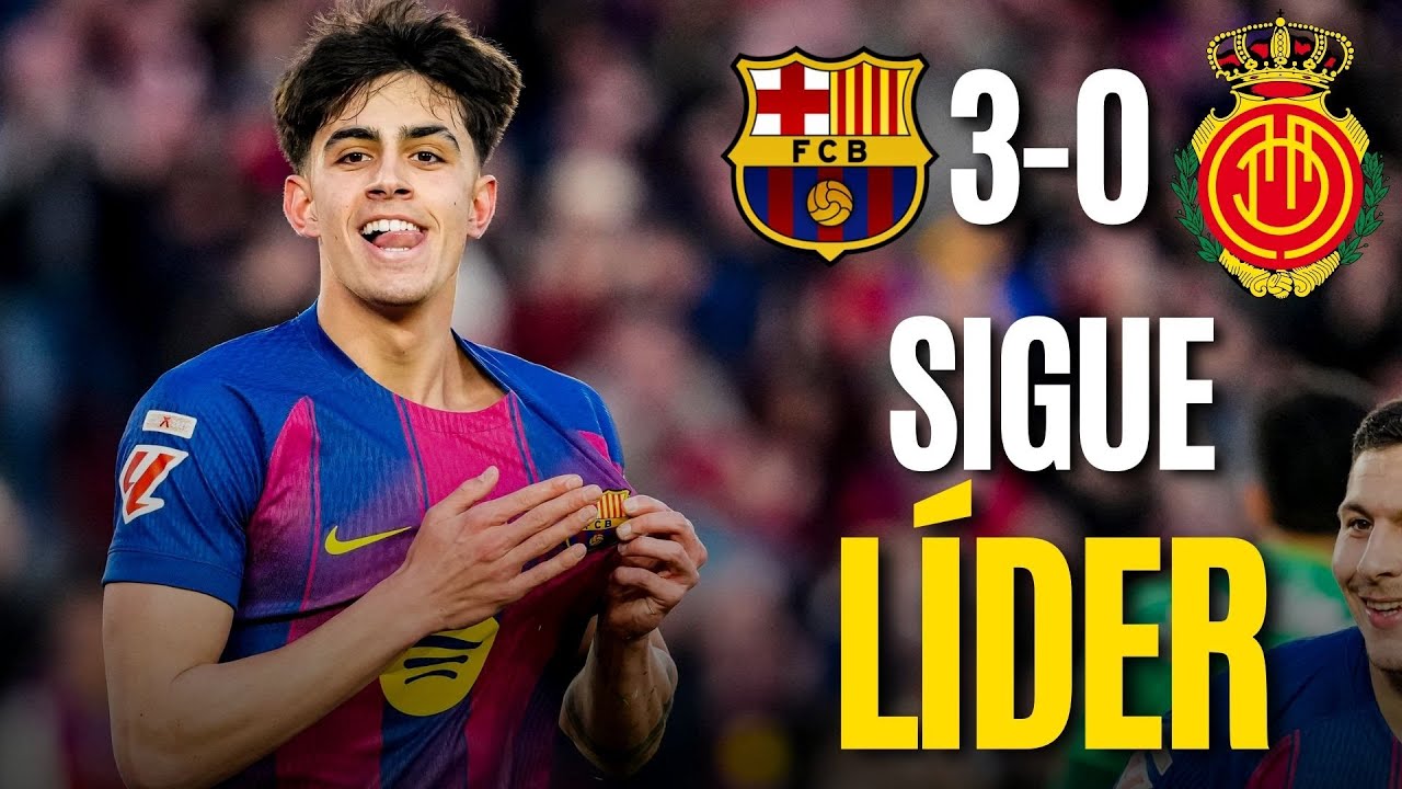 🔥 LEWANDOWSKI, LAMINE YAMAL y BERNAL guían a un BARÇA LÍDER 3-0 ante el MALLORCA ⚽🏟️ LALIGA