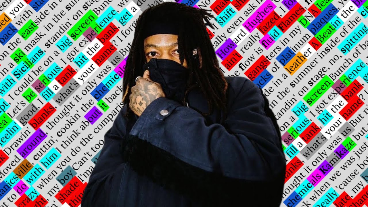 JID, Gold Feet | Rhyme Scheme Highlighted