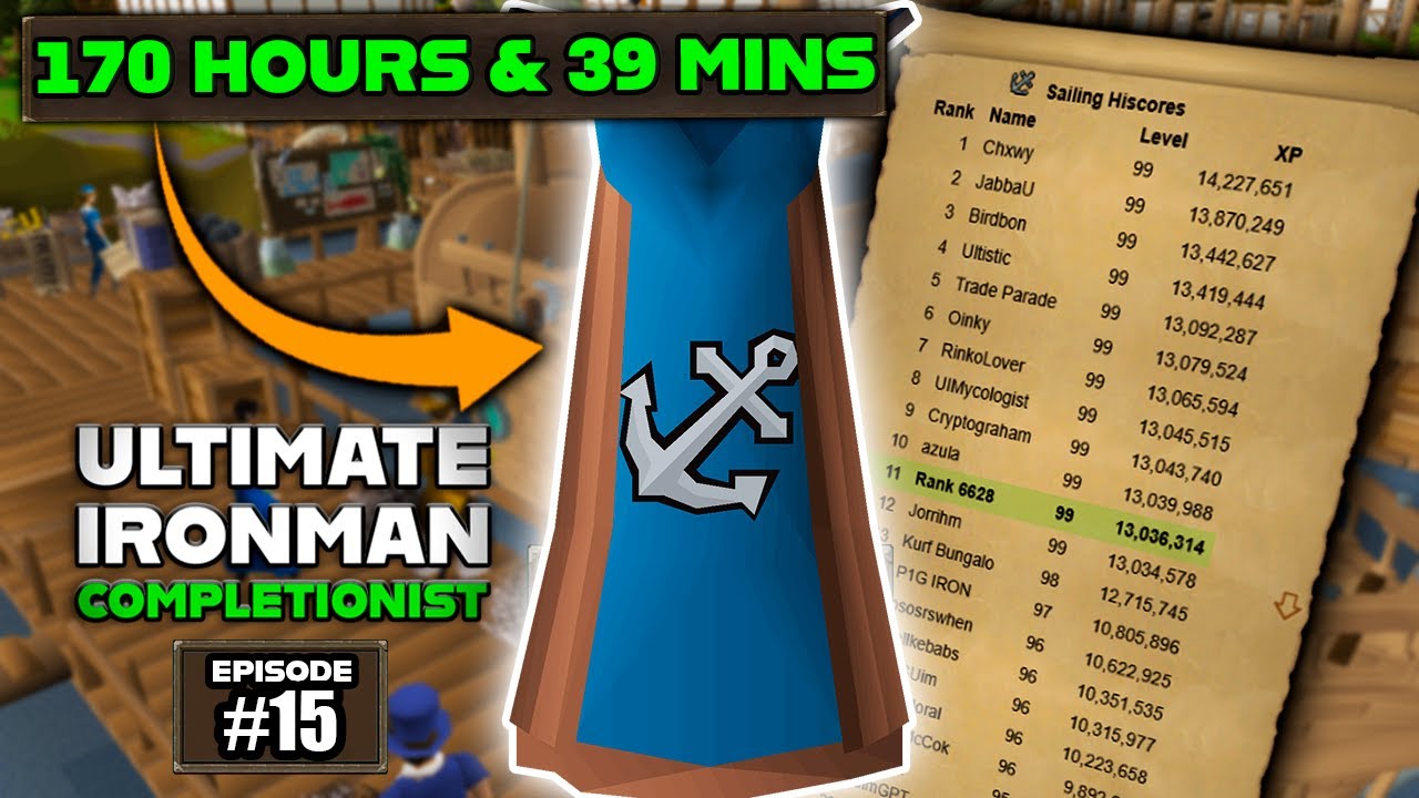 99 SAILING RACE | UIM Completionist journey #15 OSRS