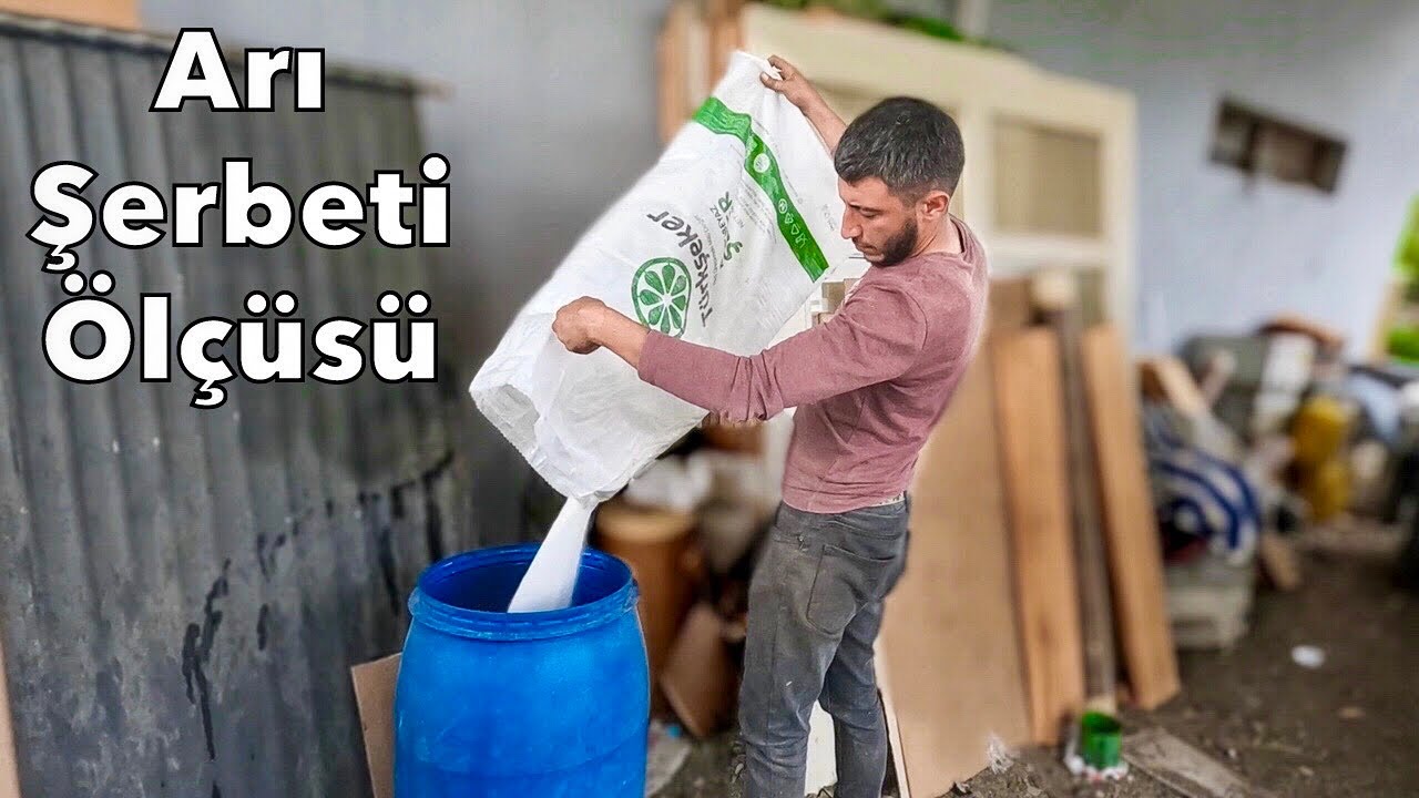 Arı Şerbet Ölçüsü. En İdeal Şeker Su Karışımı / Arıcılık