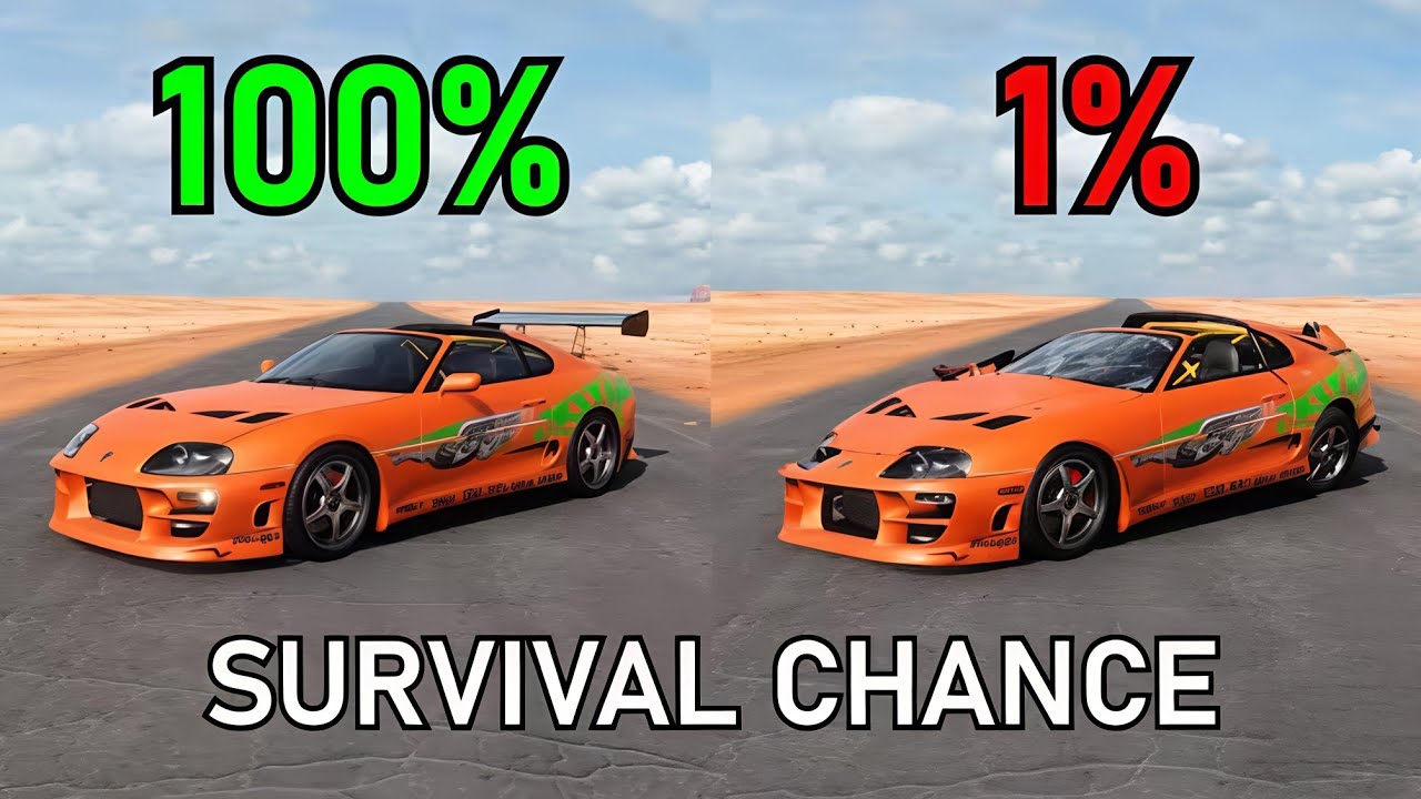 Realistic Survival Chance Crashes #09 |  BeamNG.Drive