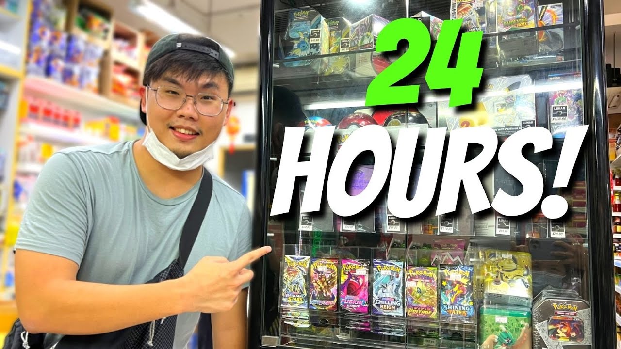 This Pokemon Cards Shop Is OPENED 24 HOURS! #pokemoncards
