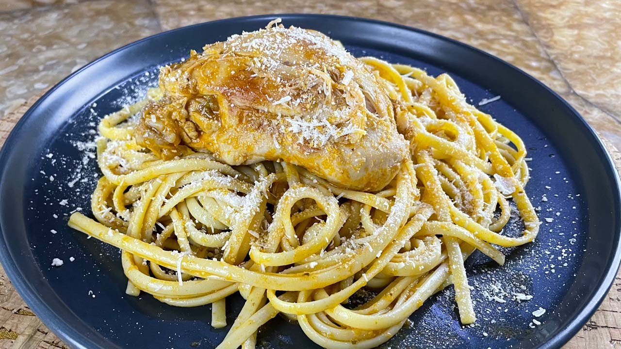 Tallarín de Pollo | Receta ecuatoriana