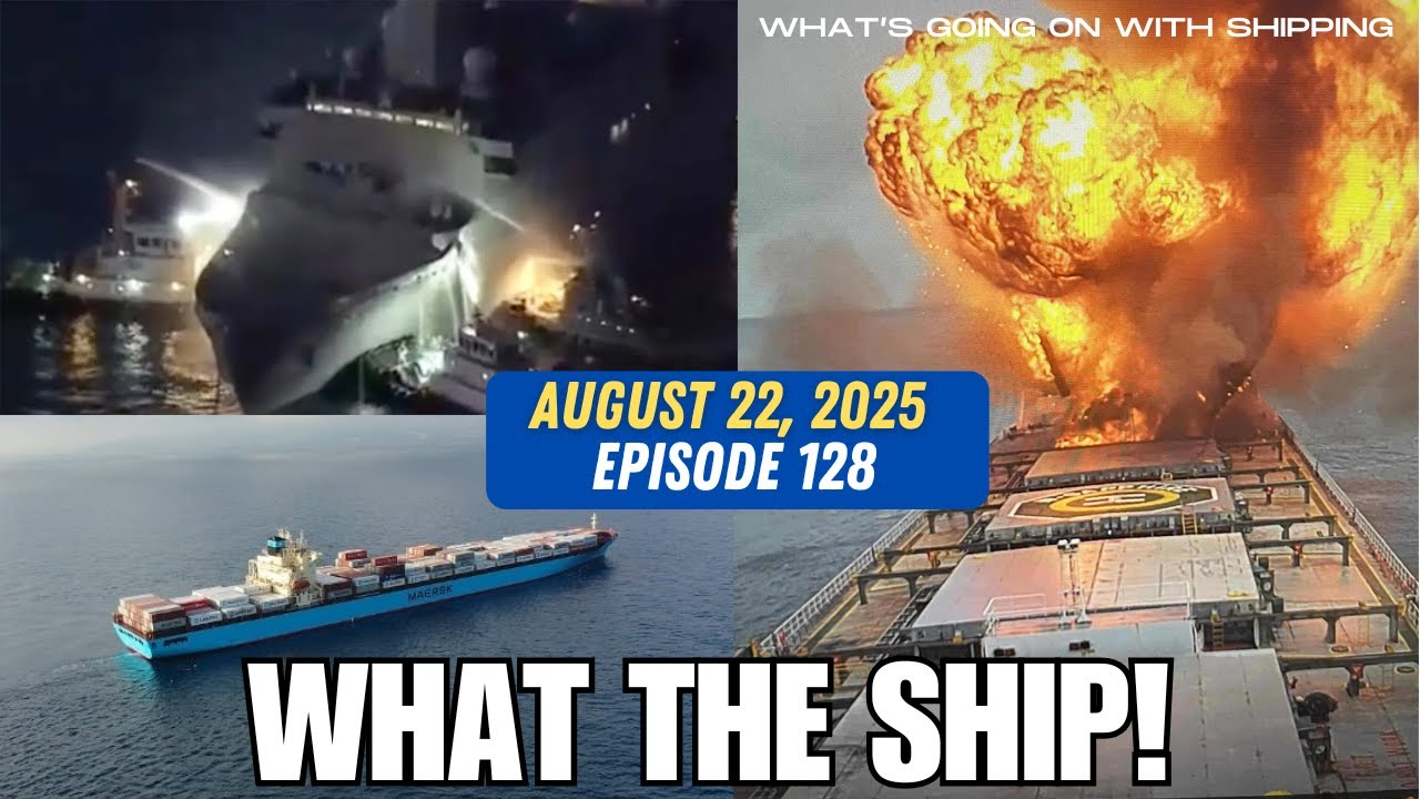 What the Ship (Ep 128) | Baltimore Explosion | Navy Ship Fire | Updates | EV Fires | Containers