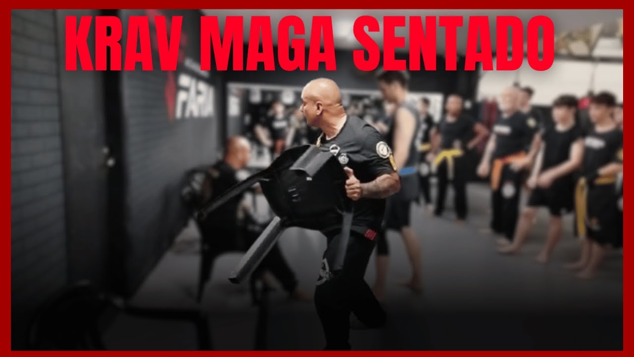 Defesa pessoal sentado - Krav Maga em lugares públicos