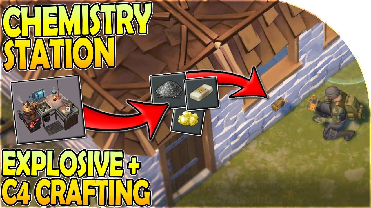 CHEMISTRY STATION = C4 + EXPLOSIVE CRAFTING w/ NEW ZONES - Last Day on Earth Survival 1.11.3