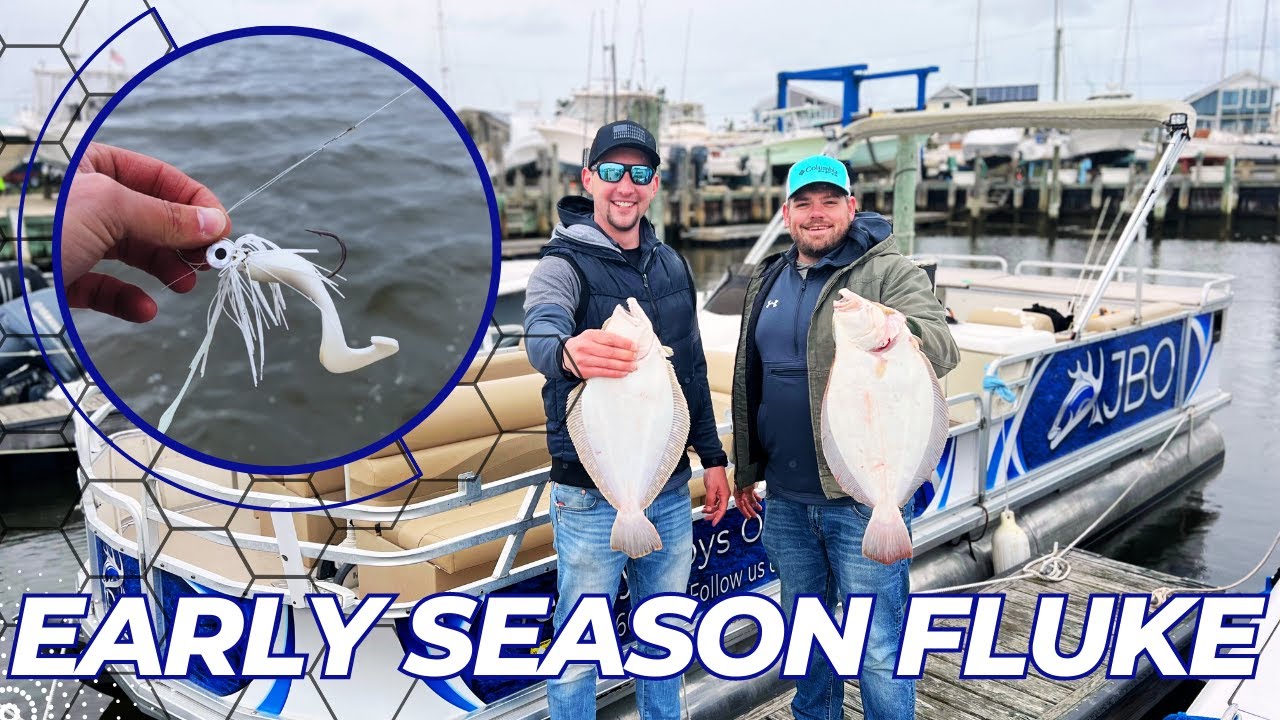 Catching FLUKE/FLOUNDER in EARLY season (where and what) #fluke #flounder
