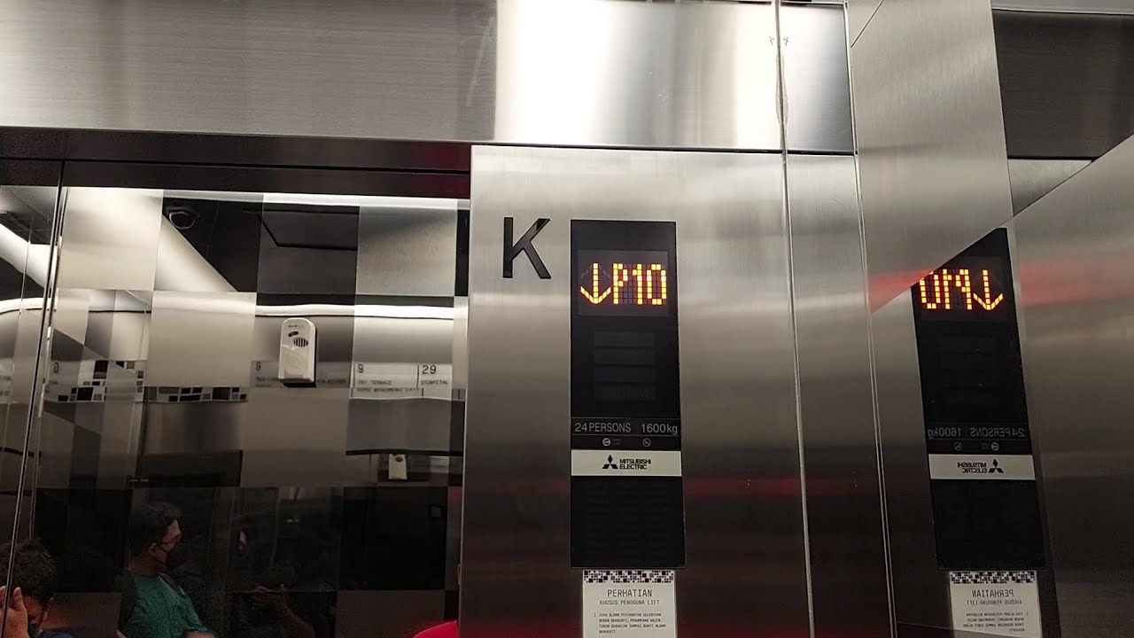 Very Fast Mitsubishi DOAS Elevator - Soho Capital Podomoro City, Jakarta ( High )