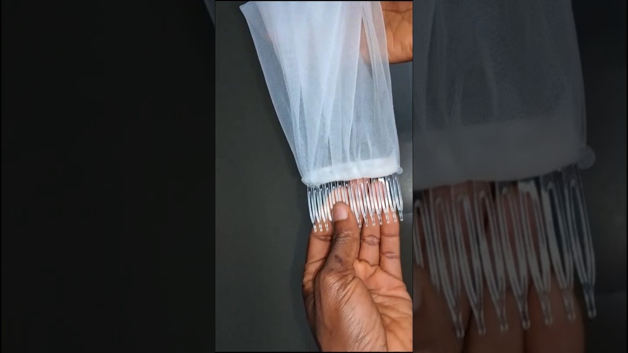 Making Wedding Veil #wedding #shorts #veil #weddingveil #diy #sewingtutorial