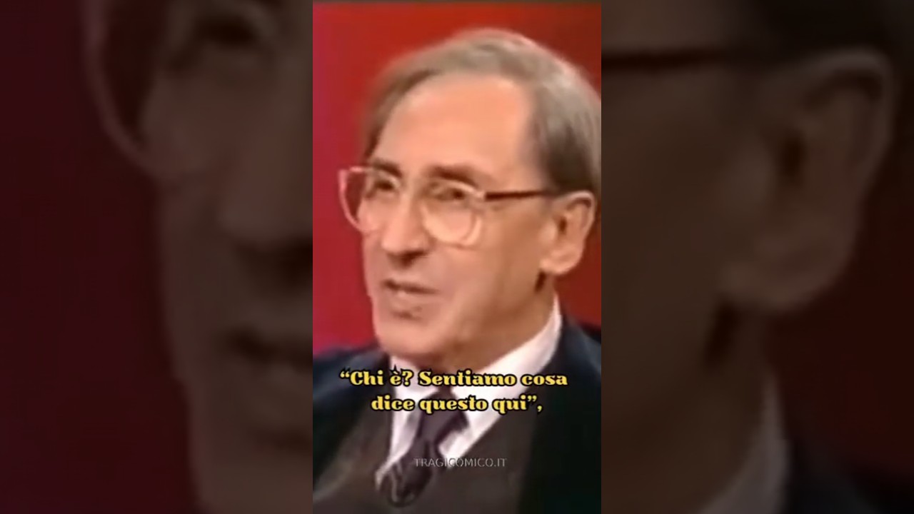 Franco Battiato - &ldquo;&Egrave; tutto un cazzeggio&rdquo;