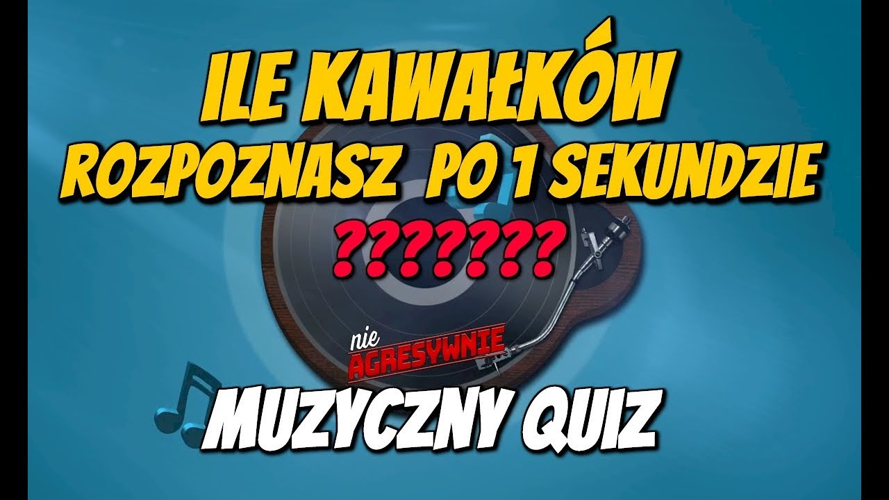 Muzyczny Quiz: ile kawałk&oacute;w rozpoznasz po 1 sekundzie?