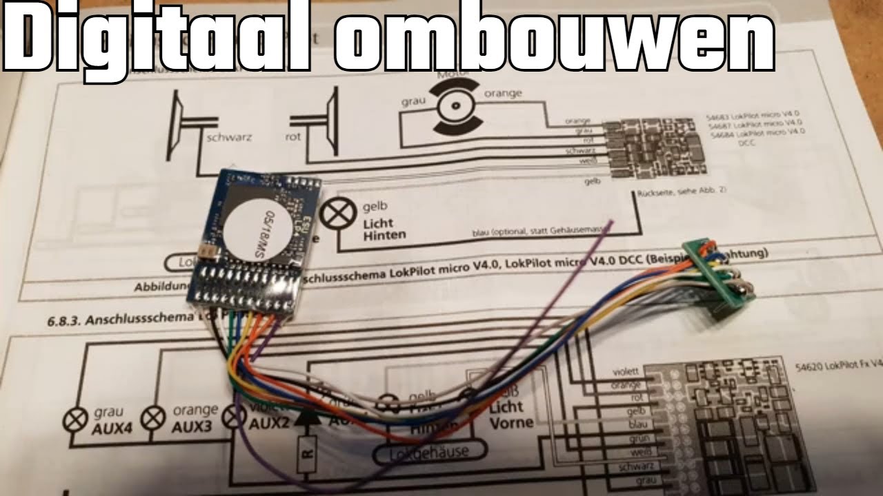 Ombouw analoge locs naar digitaal / Converting analog locomotives to digital