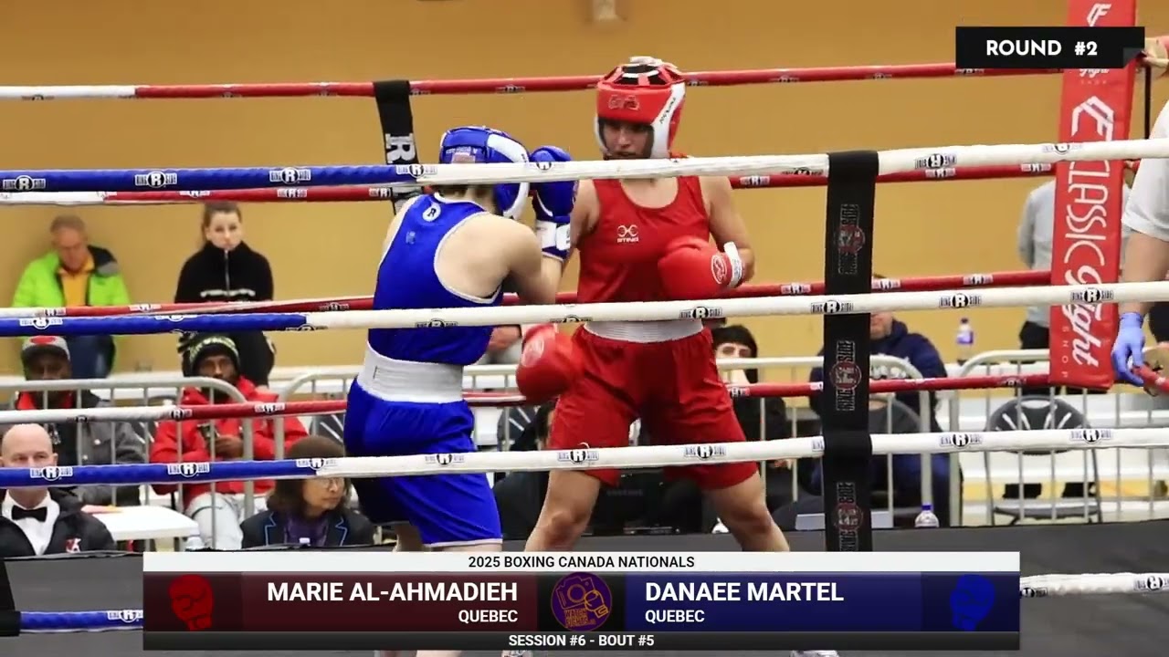 Marie Al-Ahmadieh vs Danaee Martel - 2025 Boxing Canada Nationals - Session 6
