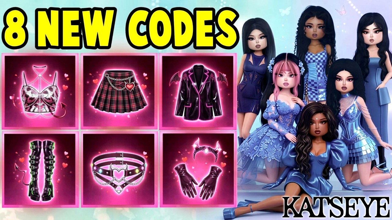 ALL *NEW KATSEYE COLLAB UPDATE CODES 2026* ALL WORKING CODES FOR DRESS TO IMPRESS UPDATE! DTI CODES