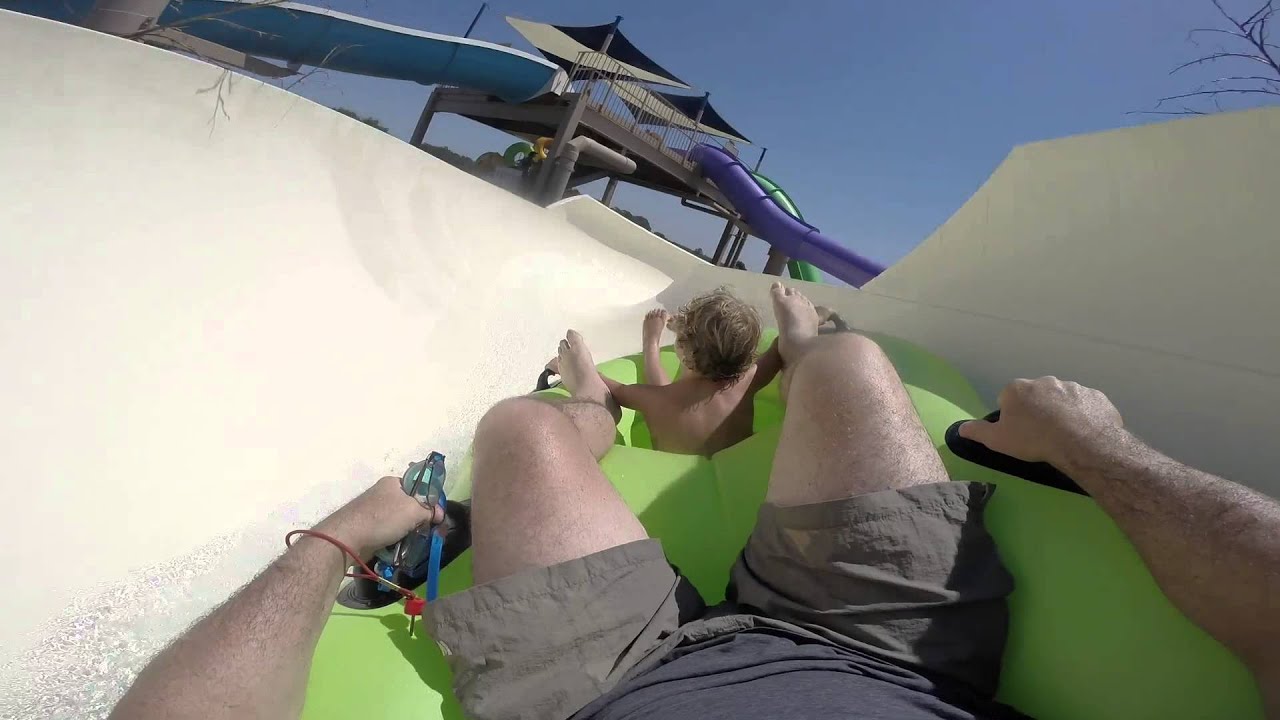 Ky has fun at Summer Waves Waterpark on Jekyll Island