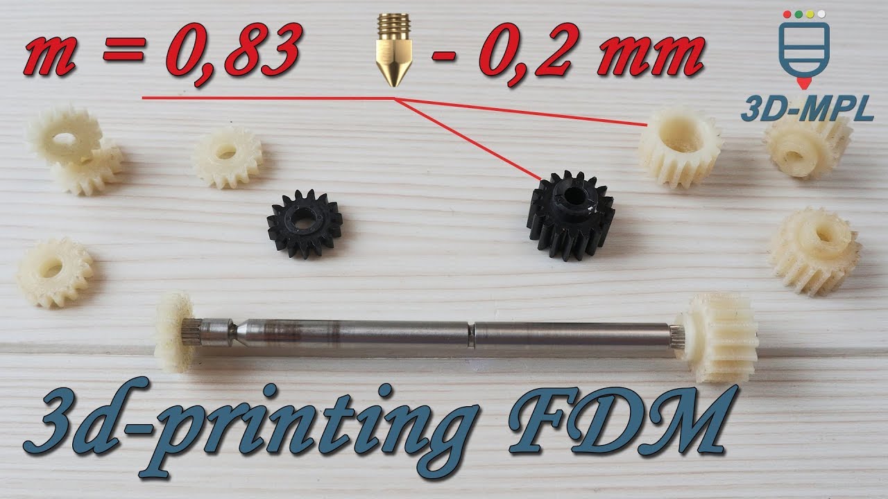 3D ПЕЧАТЬ МИКРО-ШЕСТЕРНИ. 3D-печать Polyamide и Nylon