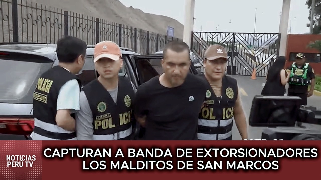 Capturan A Banda De Exorsionadores LOS MALDITOS DE SAN MARCOS