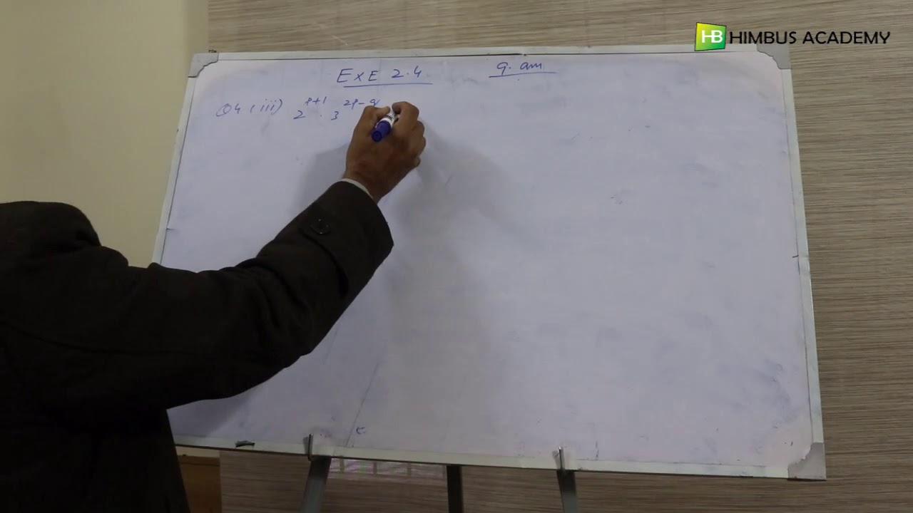 exercise 2.4, Question # 4, 9th class mathematics KPK textbook board Peshawar (Urdu)