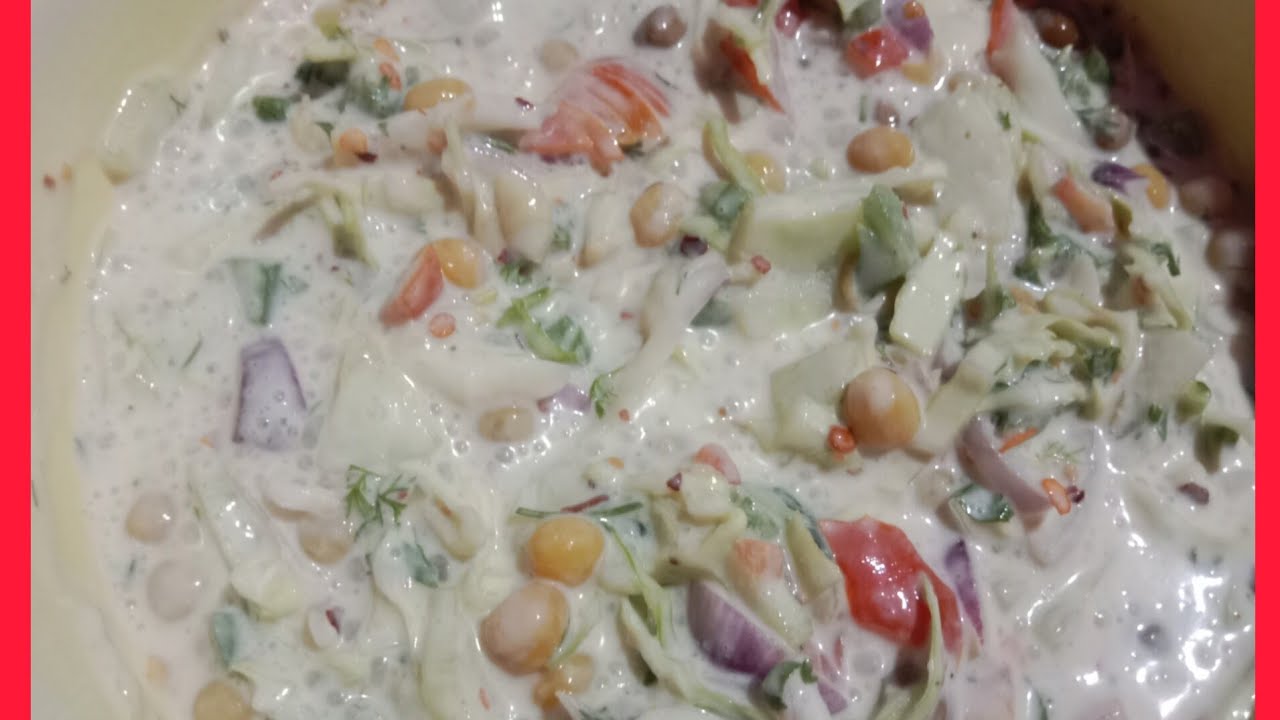 Creamy Vegetable Salad Recipe With Ingredients// Vegetable salad recipe/Mixed Fresh Vegetable salad 