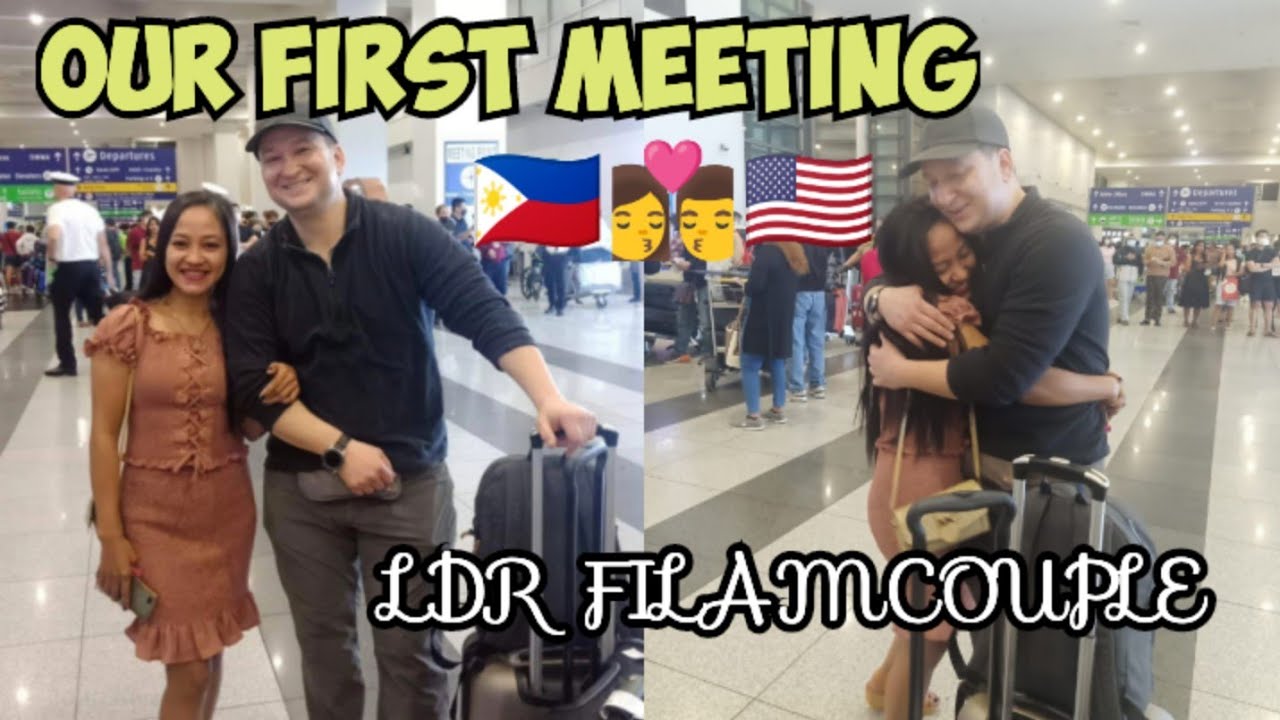 LDR | FIRST MEETING AT NINOY AQUINO INTERNATIONAL AIRPORT | FILAMCOUPLE