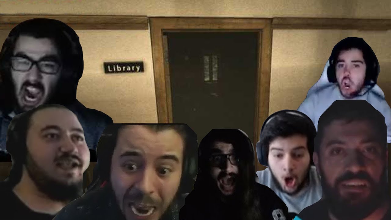 Yayıncıların Outlast Kütüphane Kapısı Jumpscare Tepkileri