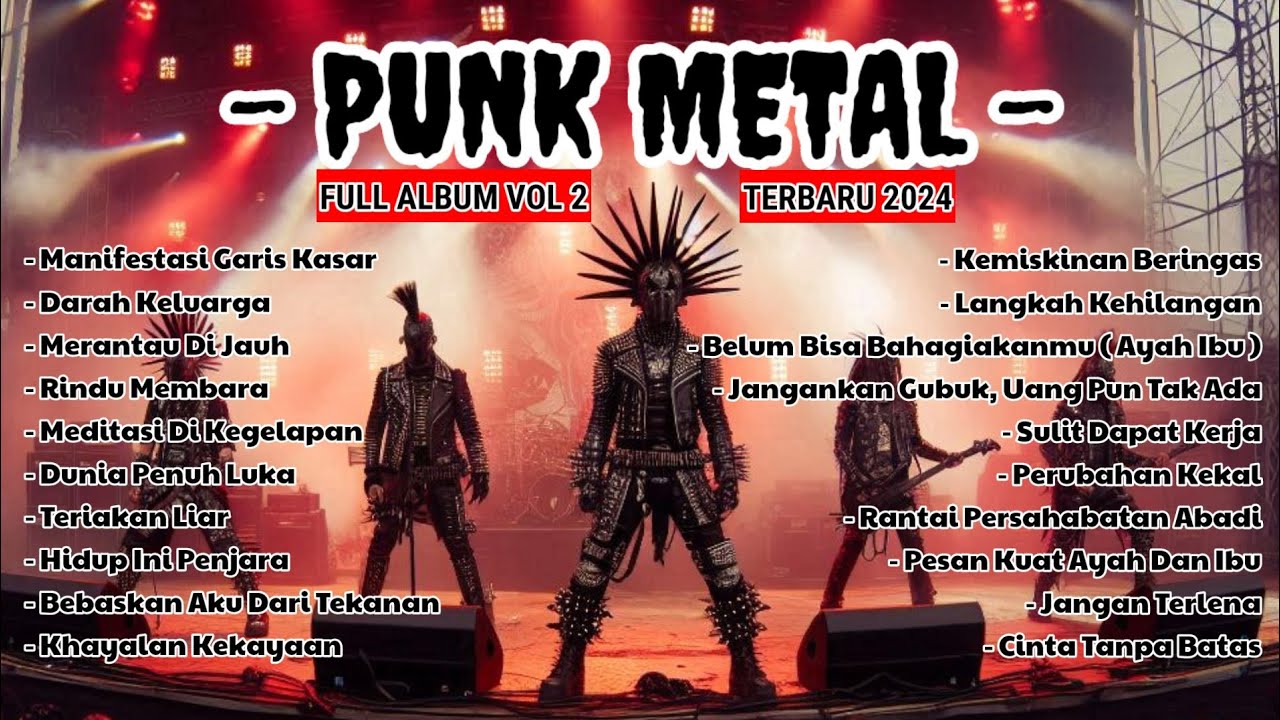 Musik Punk Metal Full Album Vol 2 Terbaru 2024 | Musik Metal Rock Punk
