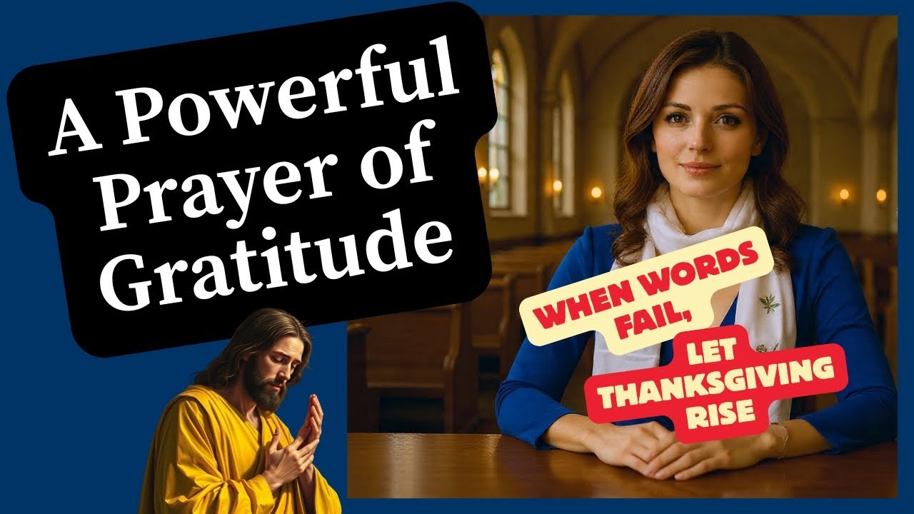 A Powerful Prayer of Gratitude | When Words Fail, Let Thanksgiving Rise #spiritualjourney