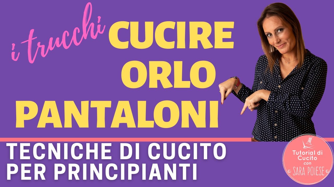 𝗖𝗨𝗖𝗜𝗥𝗘 𝗢𝗥𝗟𝗢 𝗔𝗜 𝗣𝗔𝗡𝗧𝗔𝗟𝗢𝗡𝗜 𝗣𝗘𝗥 𝗣𝗥𝗜𝗡𝗖𝗜𝗣𝗜𝗔𝗡𝗧𝗜 in sartoria con Sara Poiese