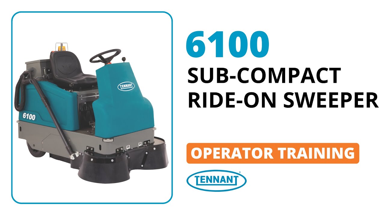6100 Ride-On Sweeper | How to Operate | Tennant Company
