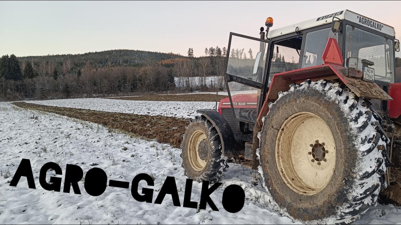Ocino ma pustil do Pluhu, Orba po snehu *Agro-Galko* ZetVlog #88