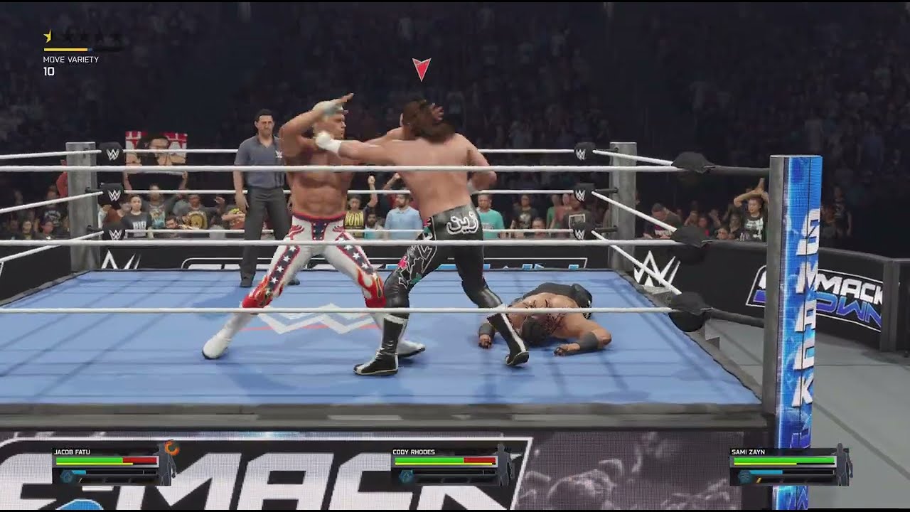 WWE 2K25 - Cody Rhodes vs. Jacob Fatu vs. Sami Zayn