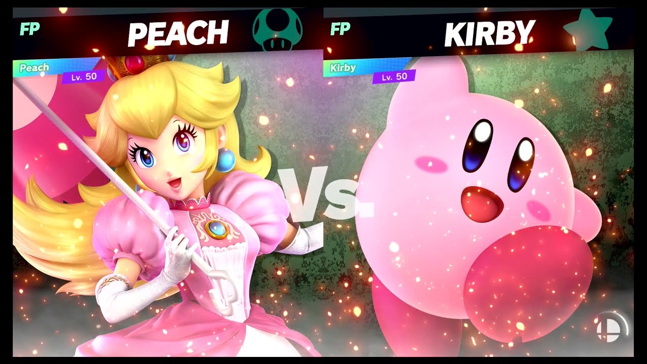 Super Smash Bros Ultimate Amiibo Fights – 3pm Poll Peach vs Kirby