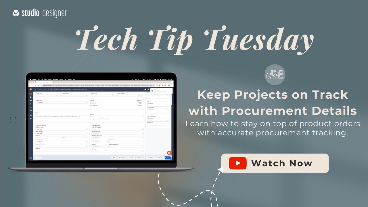 Tech Tip Tuesday: Procurement Details