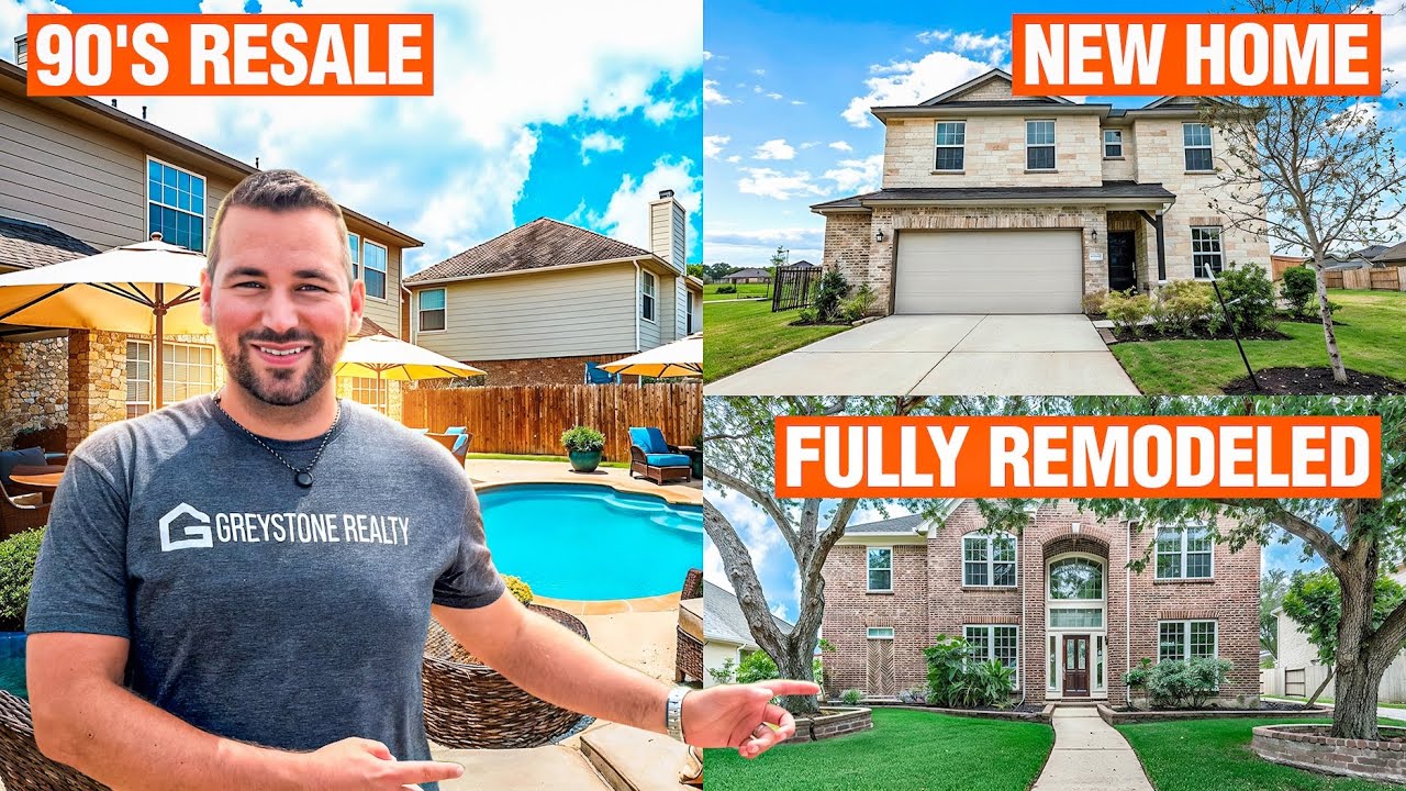 HOME BATTLE! $500K in Pearland Texas: New Build vs 90’s Resale vs Renovated [Top Houston Suburbs]