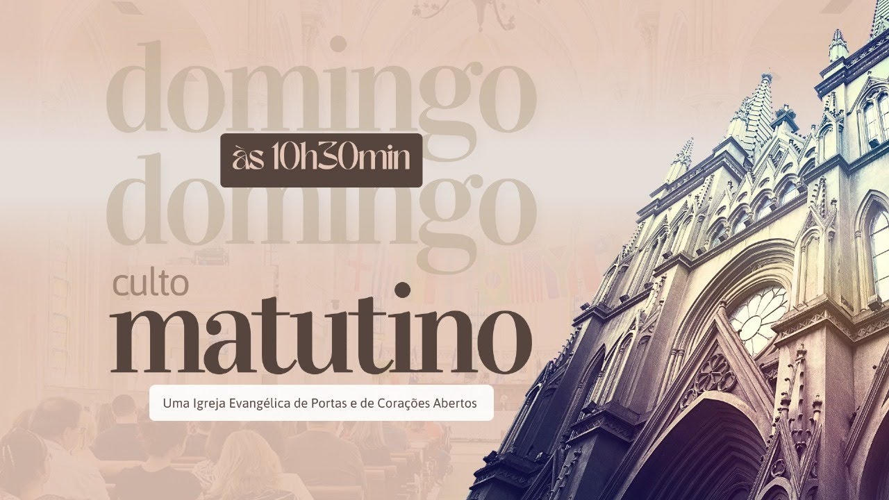 Culto Matutino | 04.01.2026