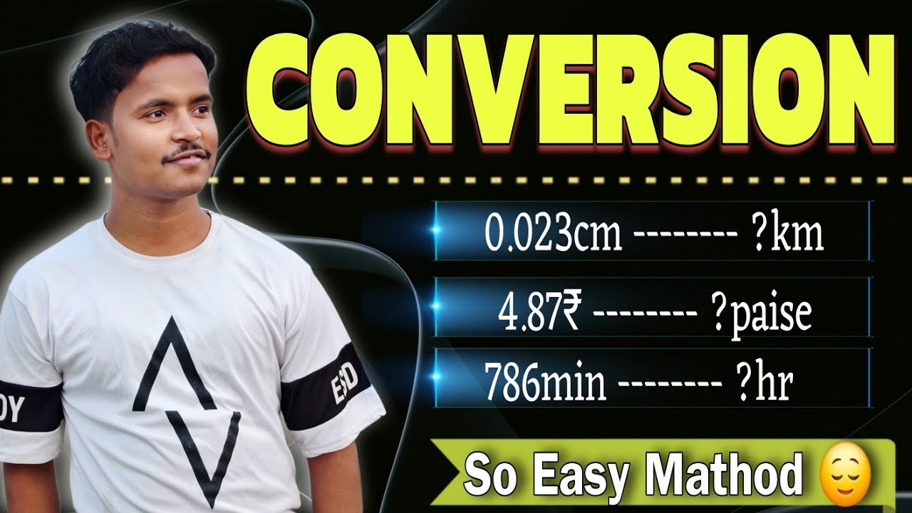 Conversion कैसे करते हैं ? बस इतनी आसानी से सीखो You Tube की एक Video में | #maths #class5to10 